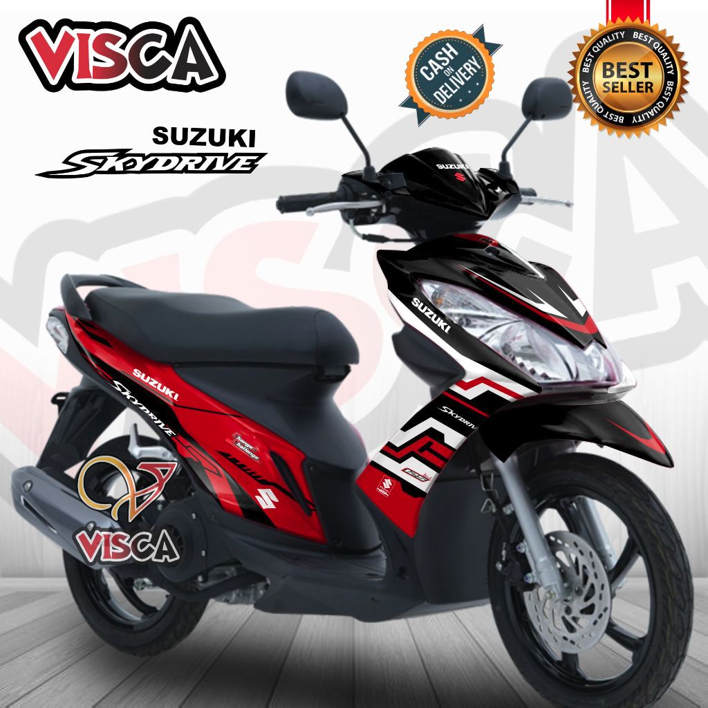 Decal Skydrive 125 Full Body Stiker Skydrive 125 Full Body Striping Skydrive 125 HITECH