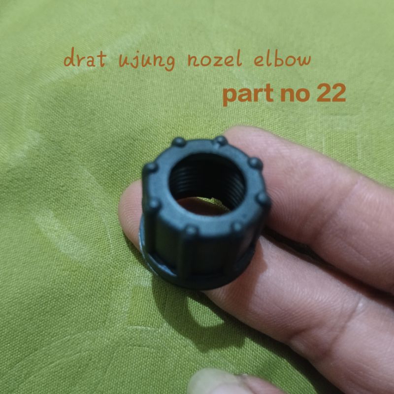Screw cap drat ujung stik sprayer solo 425/solo Indonesia part no.22