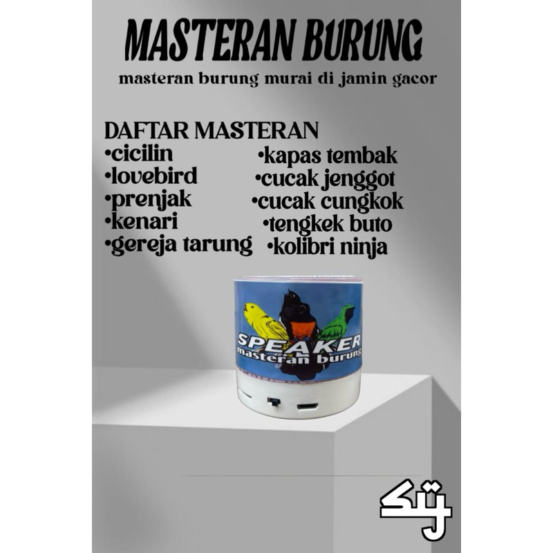 speaker MP3 masteran burung 10 inti burung speaker kicau burung