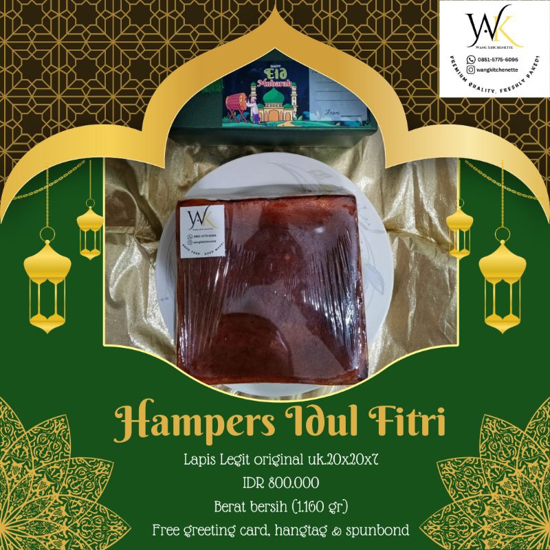 

Hampers Idul Fitri Lapis Legit uk.20x20x7