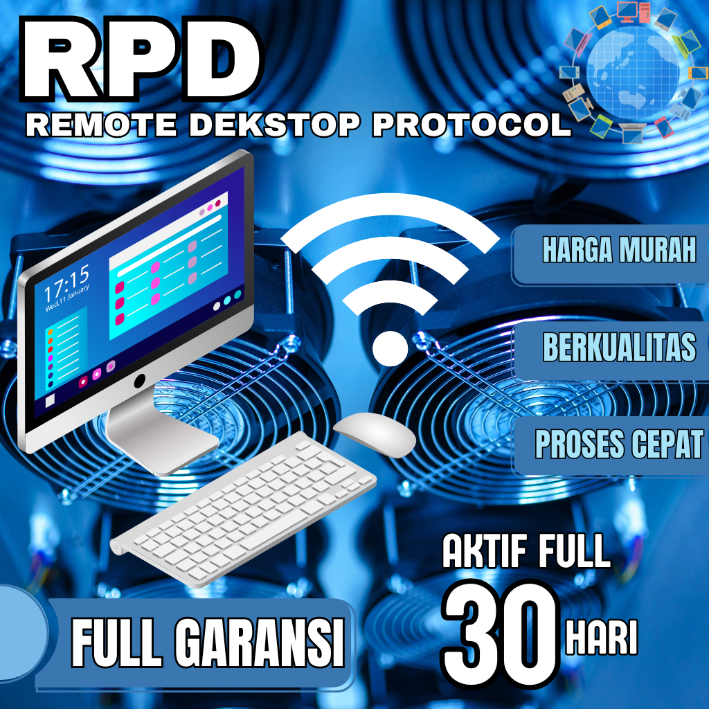 RDP Windows 1 Bulan FULL GARANSI