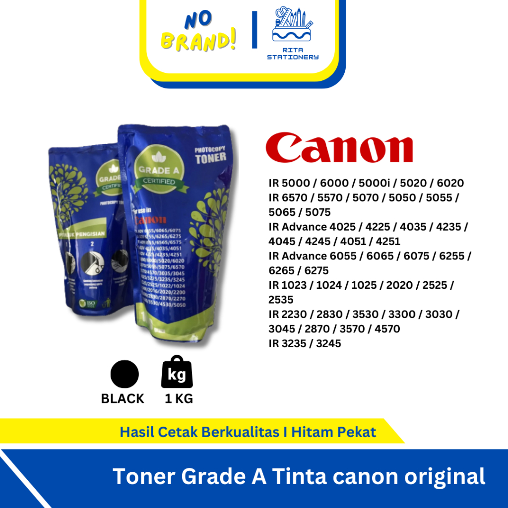 TONER GRADE A Tinta Fotocopy Canon - 1 Kg
