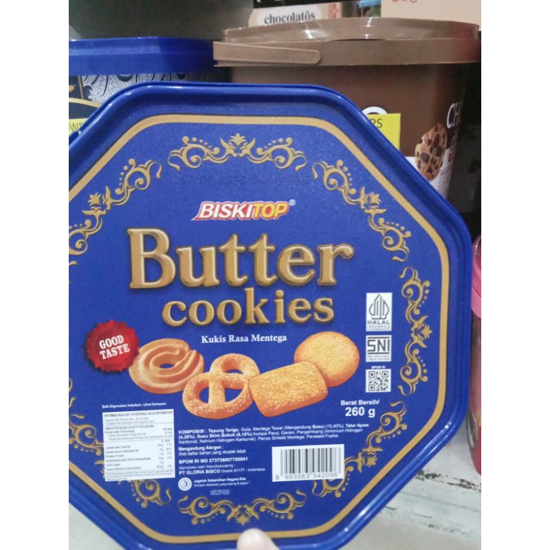 

Biskitop Butter Cookies 260gr