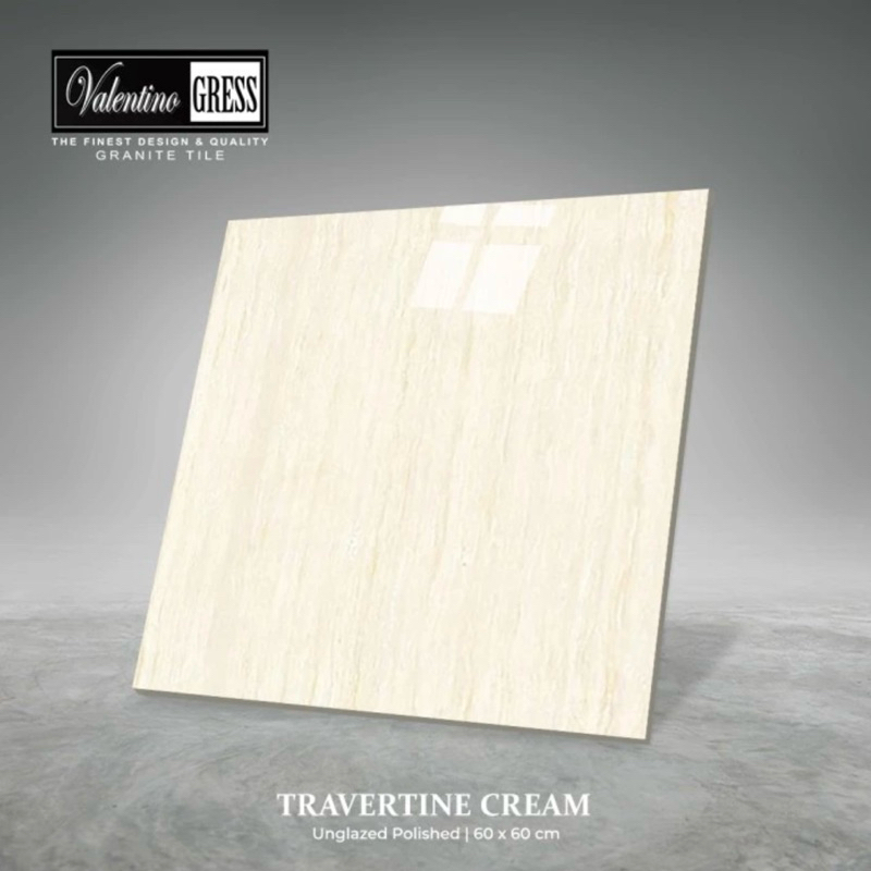 Granit 60x60 Valentino Gress Travertine | Unglazed Polished