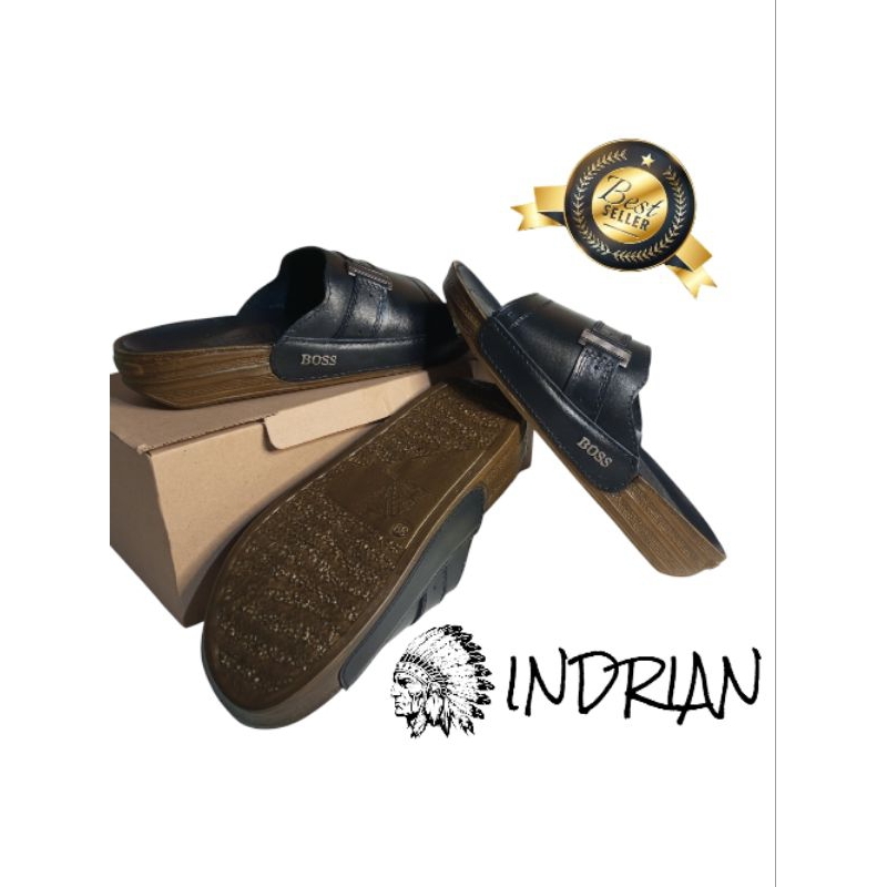 Sandal INDRIAN/Sandal indian/sandal kulit sapi asli