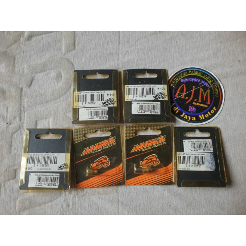 Main Jet Shogun Vega Jupiter Ukuran 100 110 120 AHRS