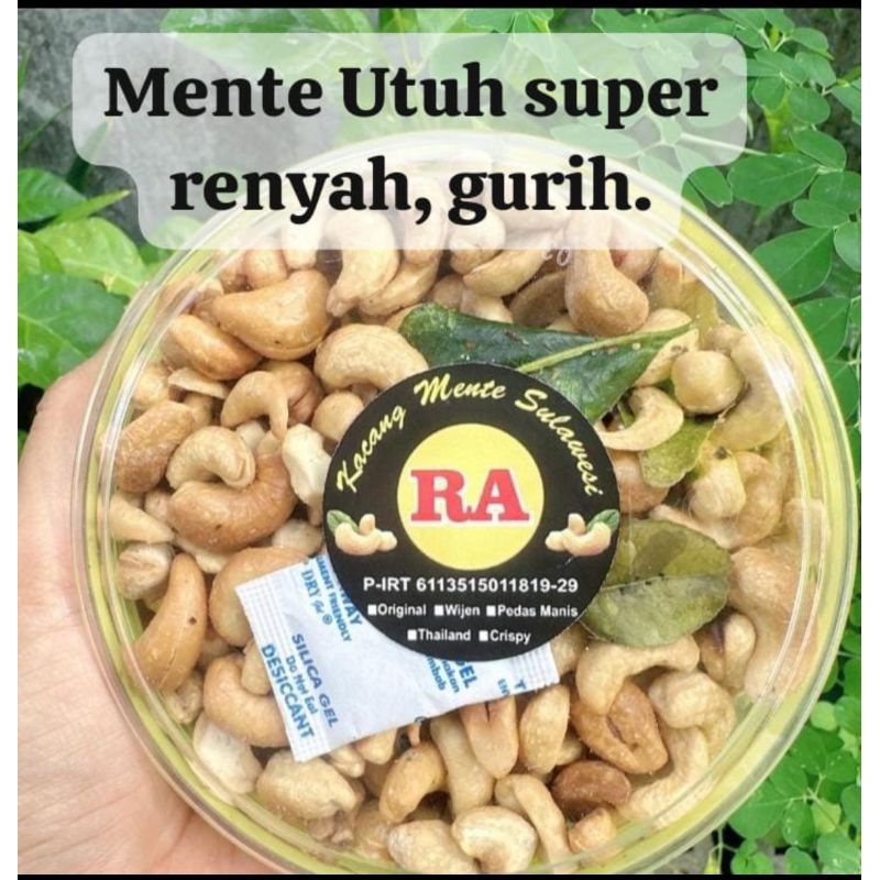 

kacang mente Mateng /Mede matang siap makan original 250gram