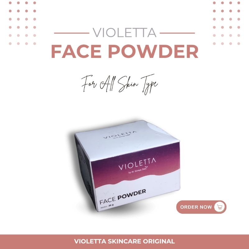 (100% ORI) VIOLETTA FACE POWDER - dr. Soraya Devi Skincare