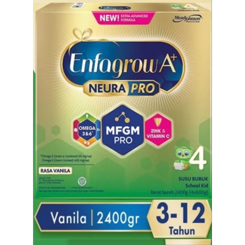 

ENFAGROw A+4 VANILA 2400 GR