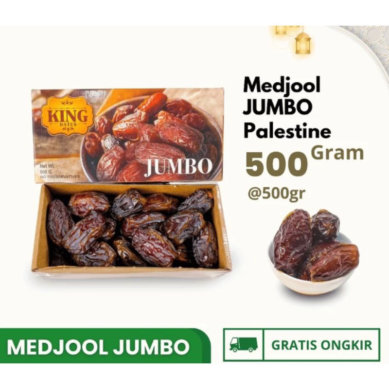 

KURMA MEDJOL PREMIUM SUPER JUMBO 500GRAM - KING DATES