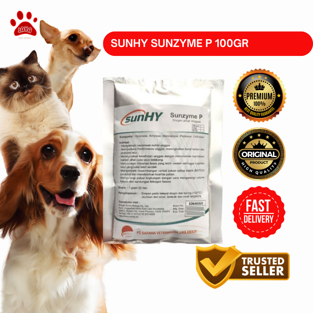 Sunzyme WSP 100 gr - Enzim untuk unggas - Enzim Untuk Hewan - Sunshy Enzim - Sunzyme - Enzim untuk u