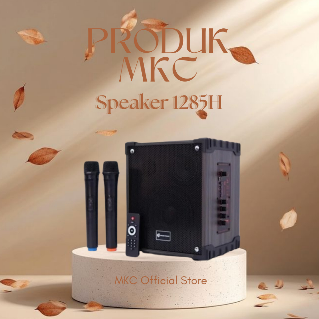 MKC - Kimiso 1285H Speaker Bluetooth Free 2 Microphone Wireless Brain Power