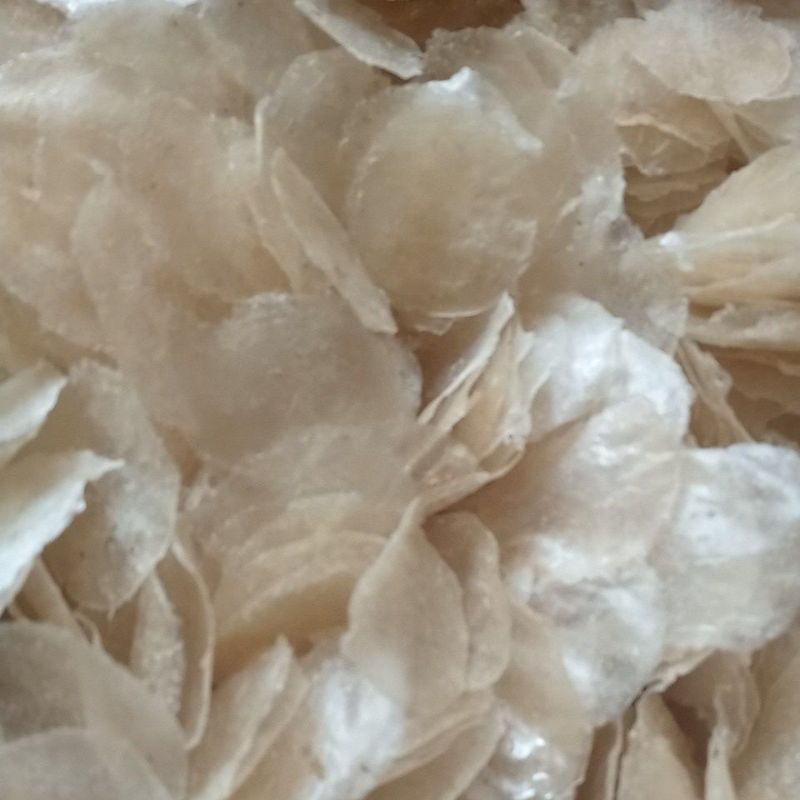 Keripik kaca / Pikca / Kirca  Mentah bulat tipis 1kg