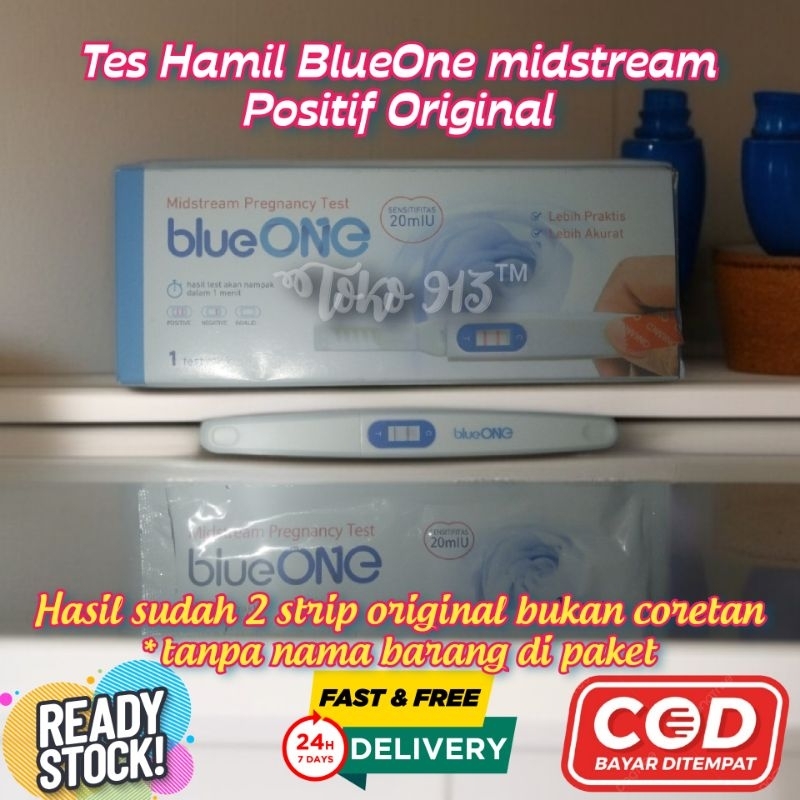 tes Hamil blueOne midstream positif asli original / tespack blueOne midstream positif / tes Hamil pr