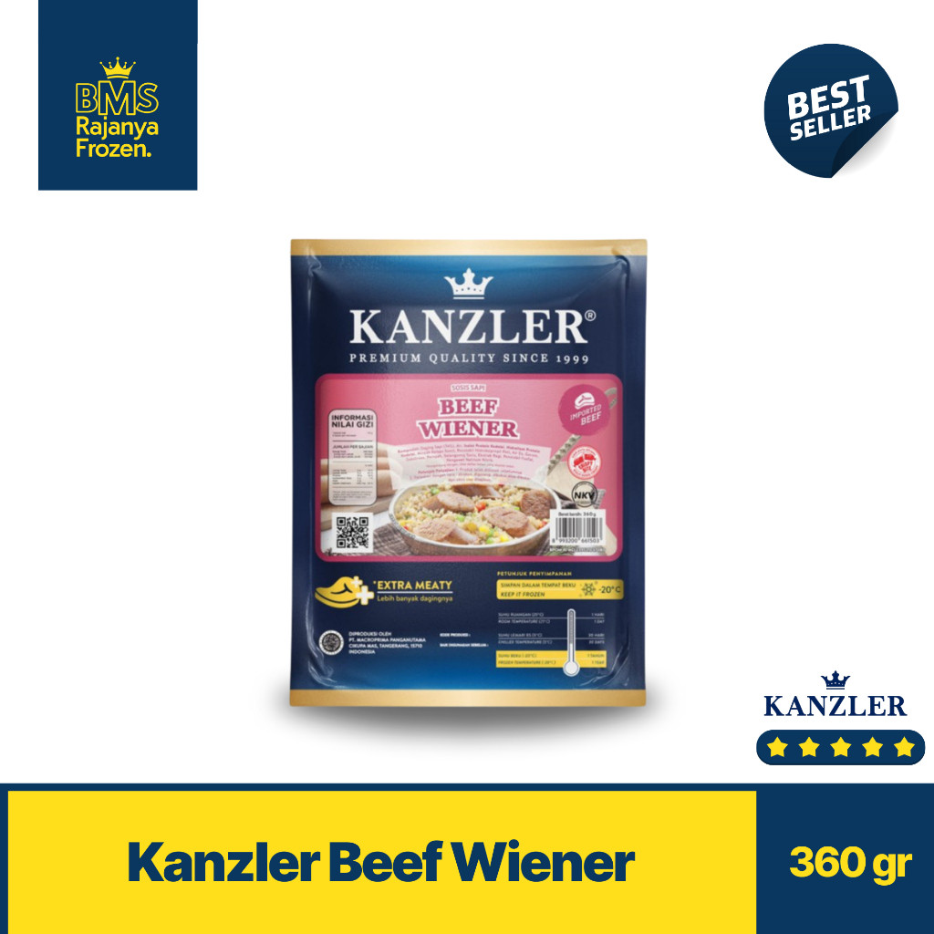 

Kanzler Beef Wiener 360gr