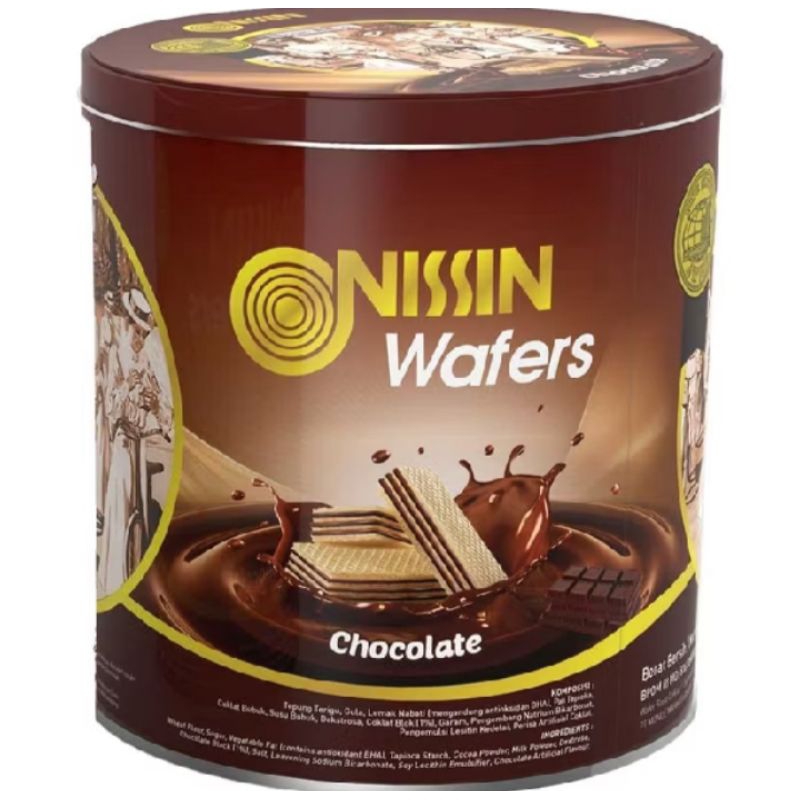 

Nissin wafer chocolate 570gr kaleng