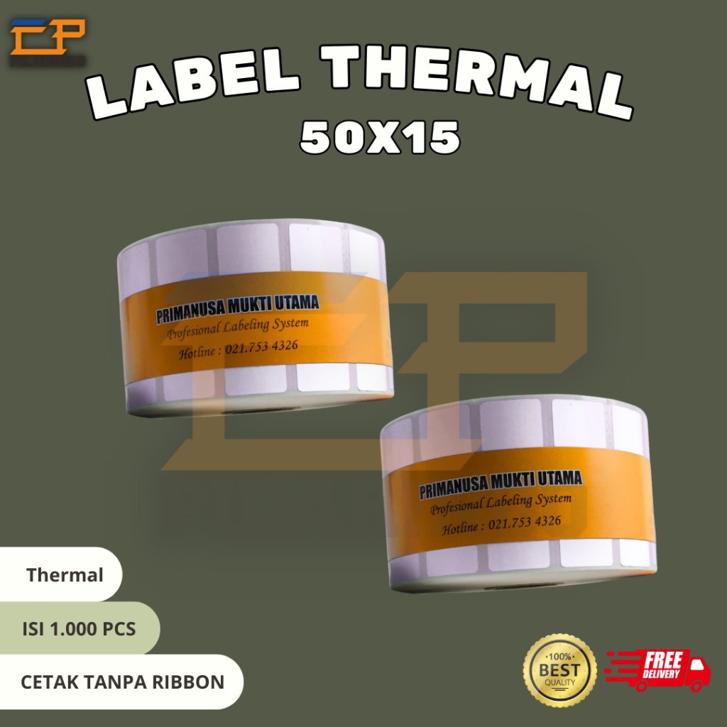 

Label Barcode 50x15 Thermal