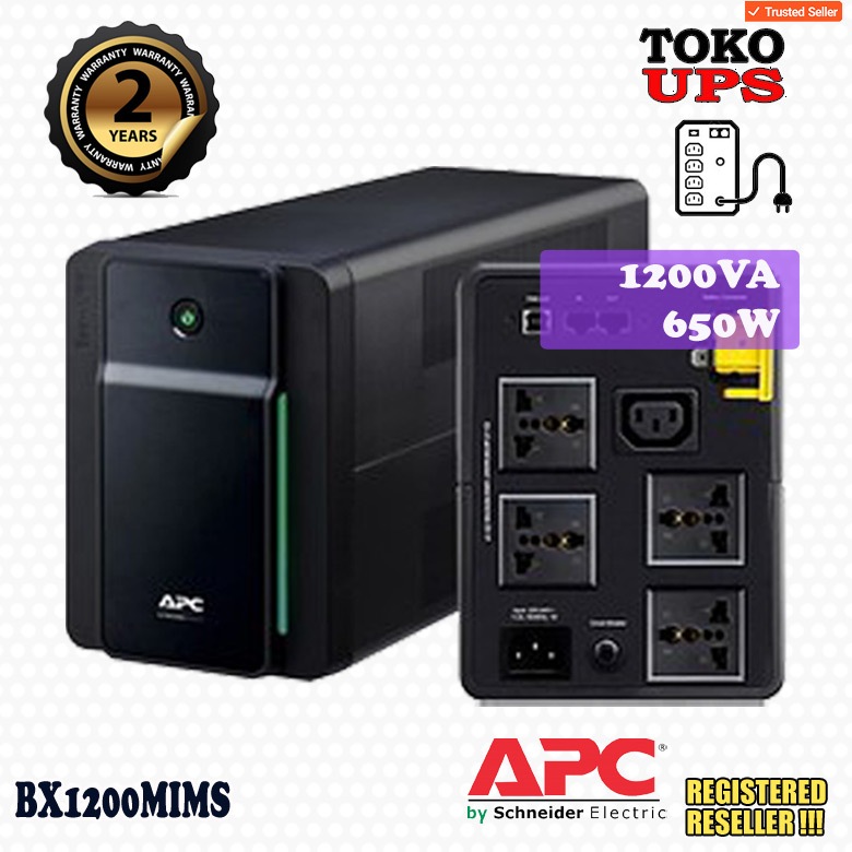 APC BX1200MI-MS UPS 1200VA - Perlindungan Daya yang Handal