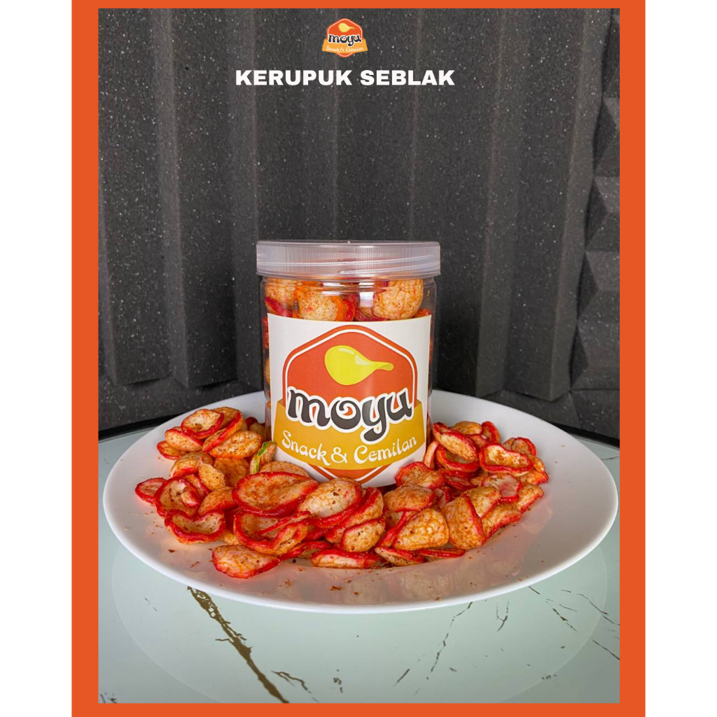 

Moyu Snack - Kerupuk Seblak Pedas - Bumbu Melimpah - Kemasan Praktis 110 gr