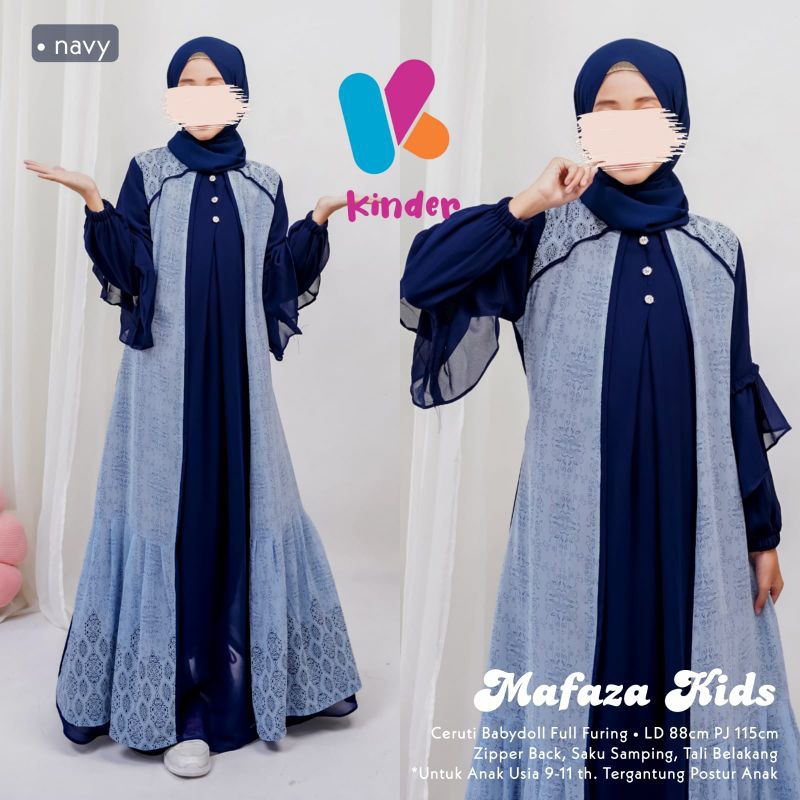 Carola Dress Maxy KIDS-Mafaza #3 by. GALERINA-KINDER