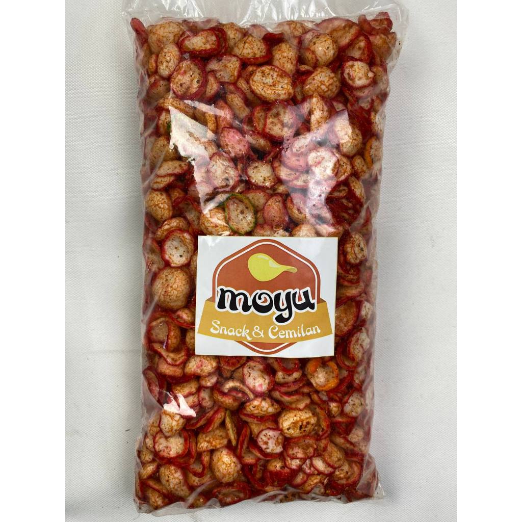 

Moyu Snack - Kerupuk Seblak Pedas 1kg - Seblak Pedas Kering