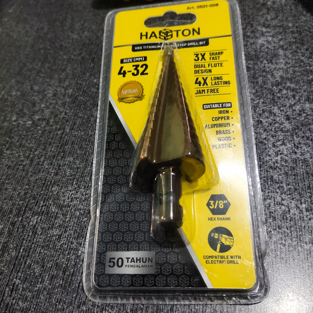 HASSTON Mata Bor Pagoda Step 3-12mm 4-20mm 4-32mm HASSTON PROHEX