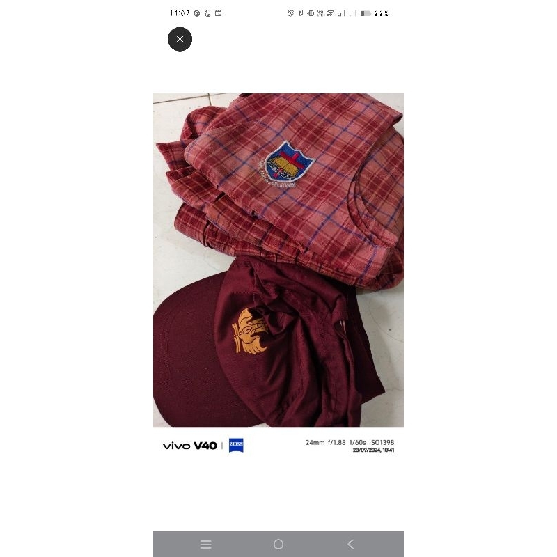 Preloved Rompi Seragam Kotak Penabur