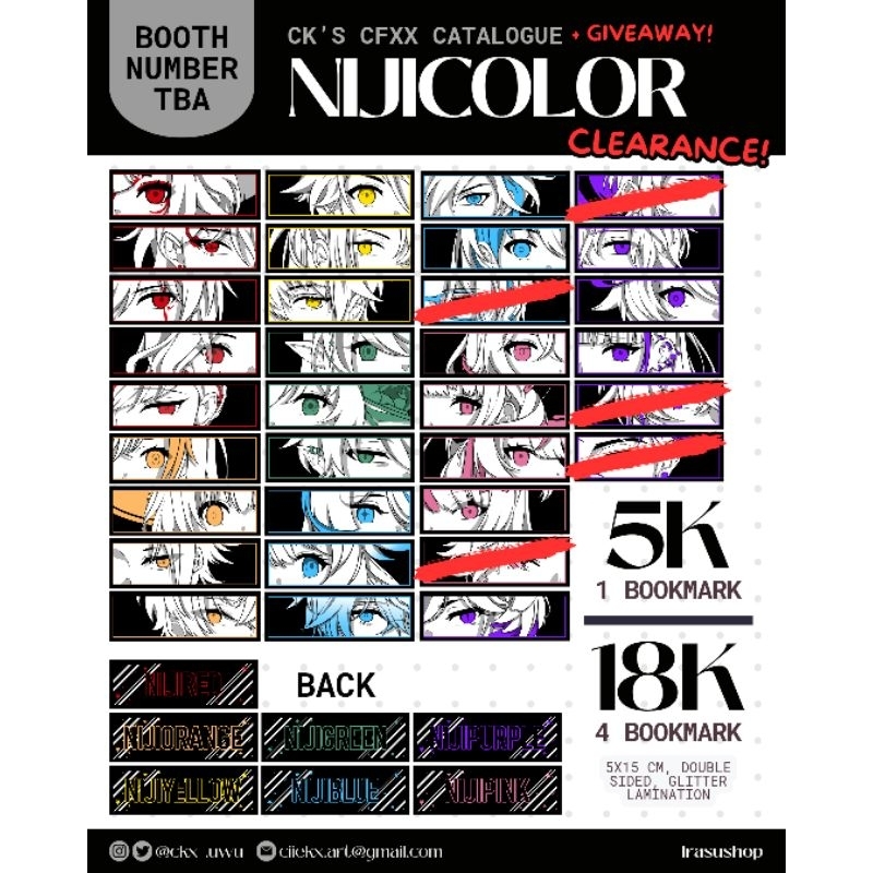 

Nijicolor Bookmark [Fanmerch]