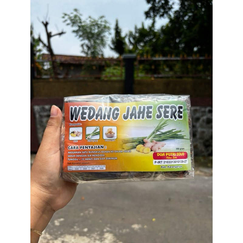 

WEDANG JAHE SERE isi 10pcs