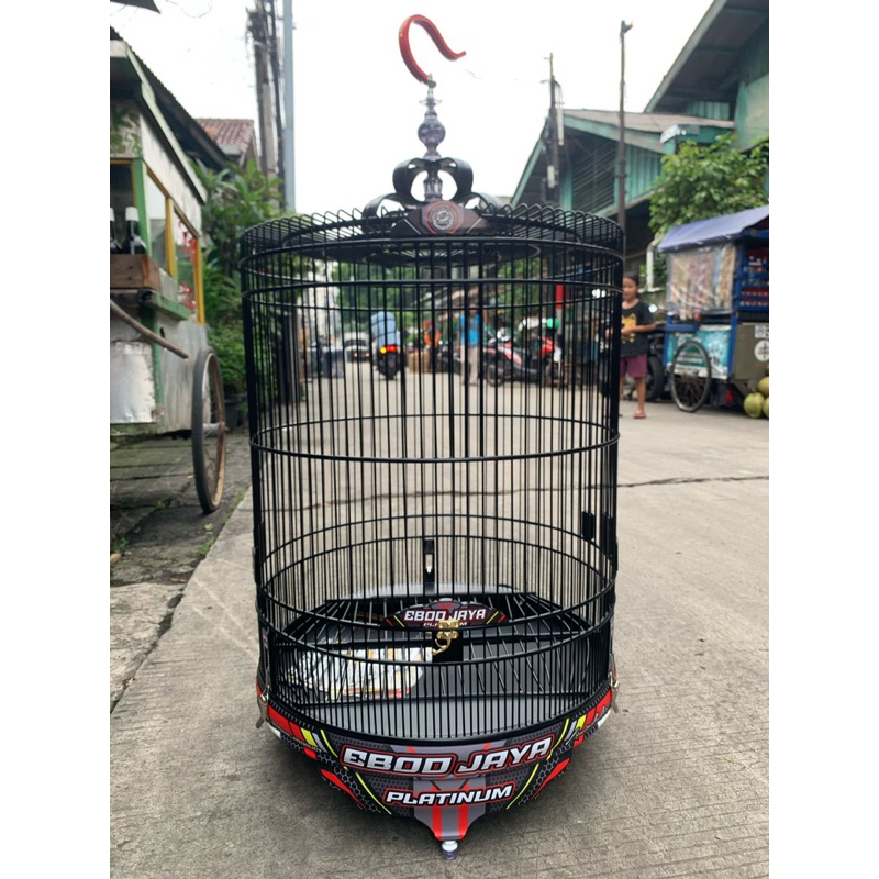 SANGKAR KANDANG MURAI EBOD JAYA  PVC DECAL RUJI FIBER
