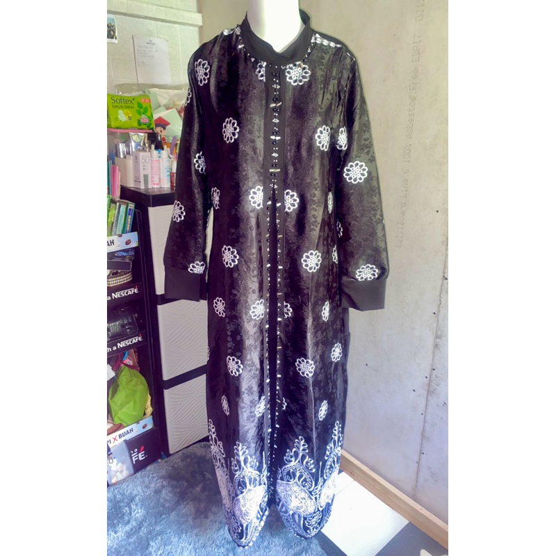 Gamis couple bahan sutra