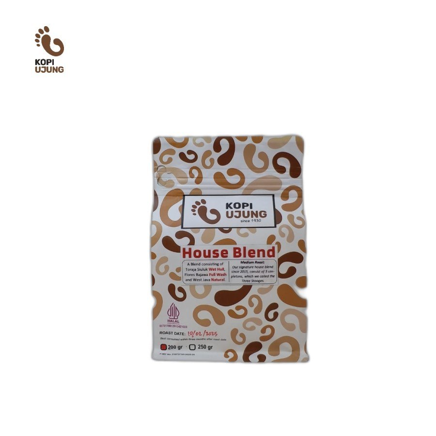 

Kopi Ujung House Blend 3 Stooges - 200 Gram