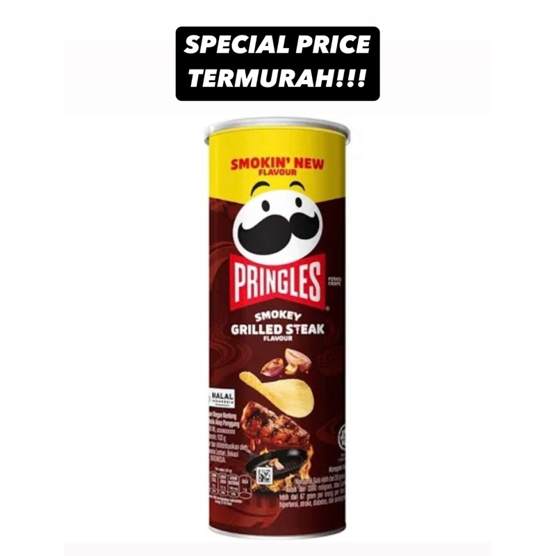 

Pringles Smokey Grilled Steak New