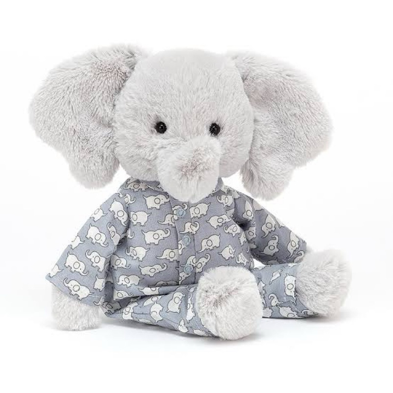 Boneka Gajah Jellycat Bedtime Elephant Bunny