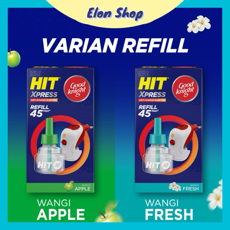 Alat HIT Xpress Good Knight Elektrik Anti Nyamuk Set ALAT - Obat Nyamuk Elektrik Hit Alat+ Refill