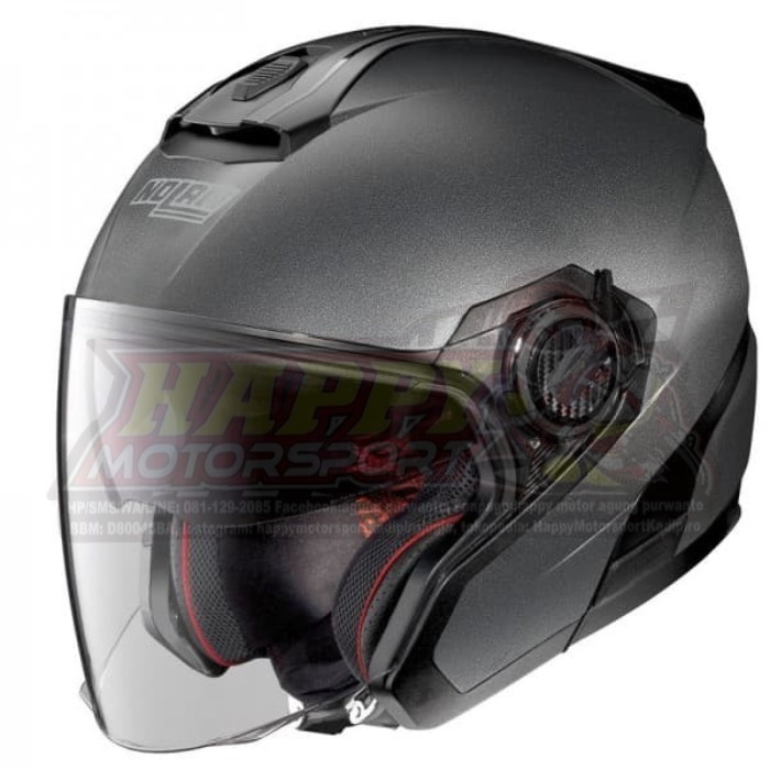 Helm Nolan N40.5 Special Black Graphite Half Face