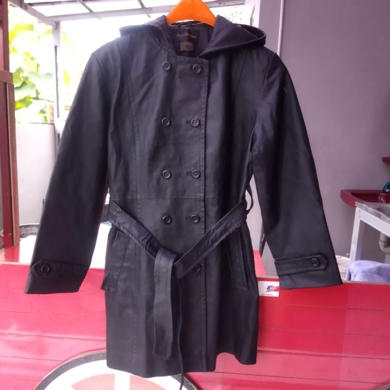 jaket kulit giorgio sant angelo original