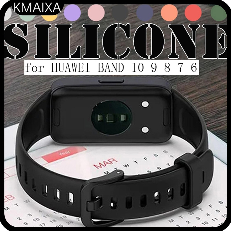Silicone Strap for Huawei Band 10 /Huawei Band 8 /Huawei Band 9/ Huawei Band 7 / Huawei Band 6 / Hon