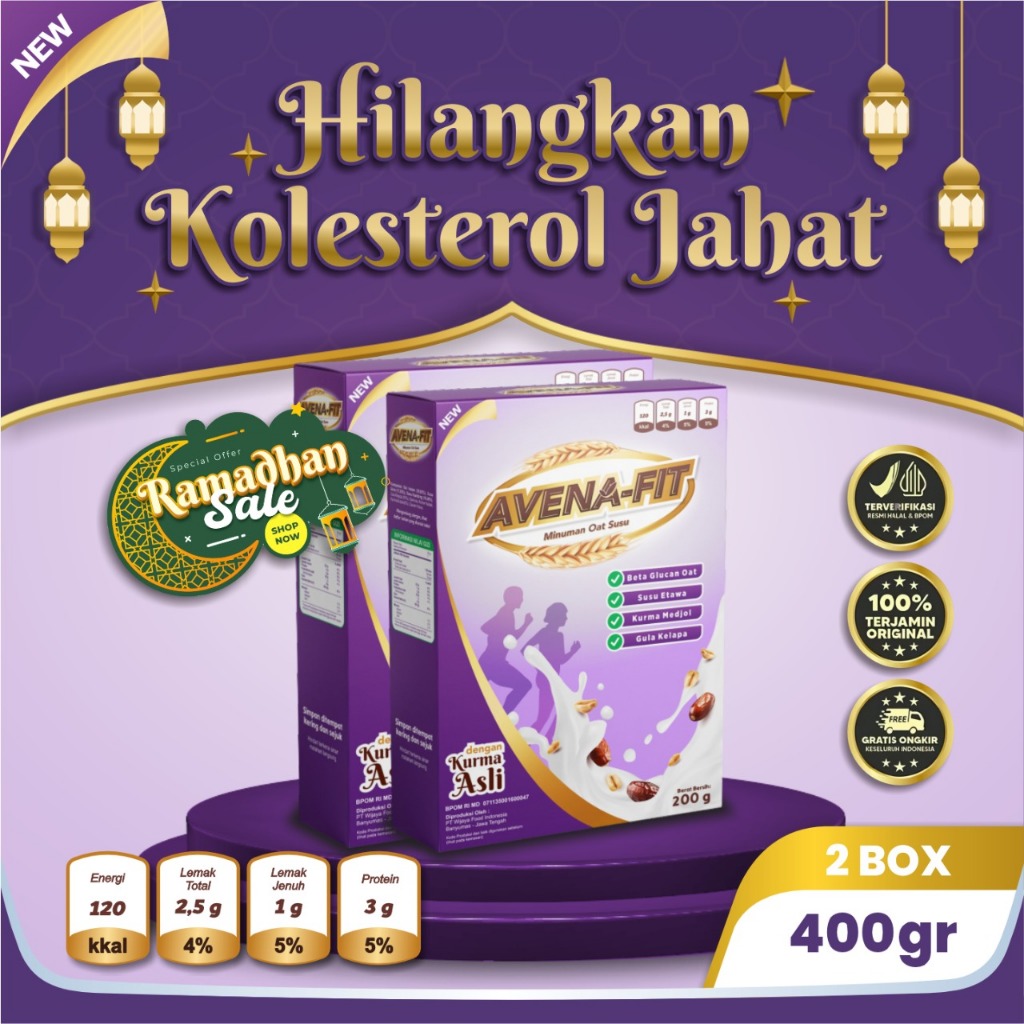 

Avena Fit Paket 2 Box Sereal Sehat Membantu Meningkatkan Imunitas Tubuh