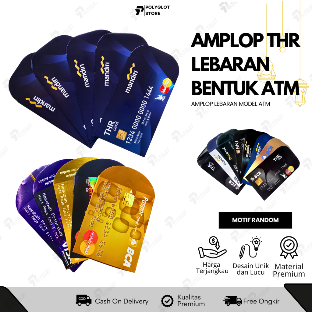 

Amplop Lebaran Idul Fitri Motif ATM Snack 1 Pak Isi 20 Lembar