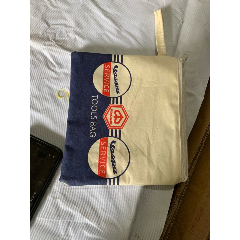 Tas Vespa Perlengkapam Kunci kunci busi ToolBag Tool Bag Tollkit Vespa Super Px Excel Ps