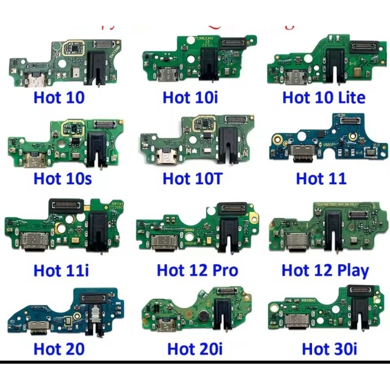 flexible konektor cas charger infinix hot 11S, HOT30i