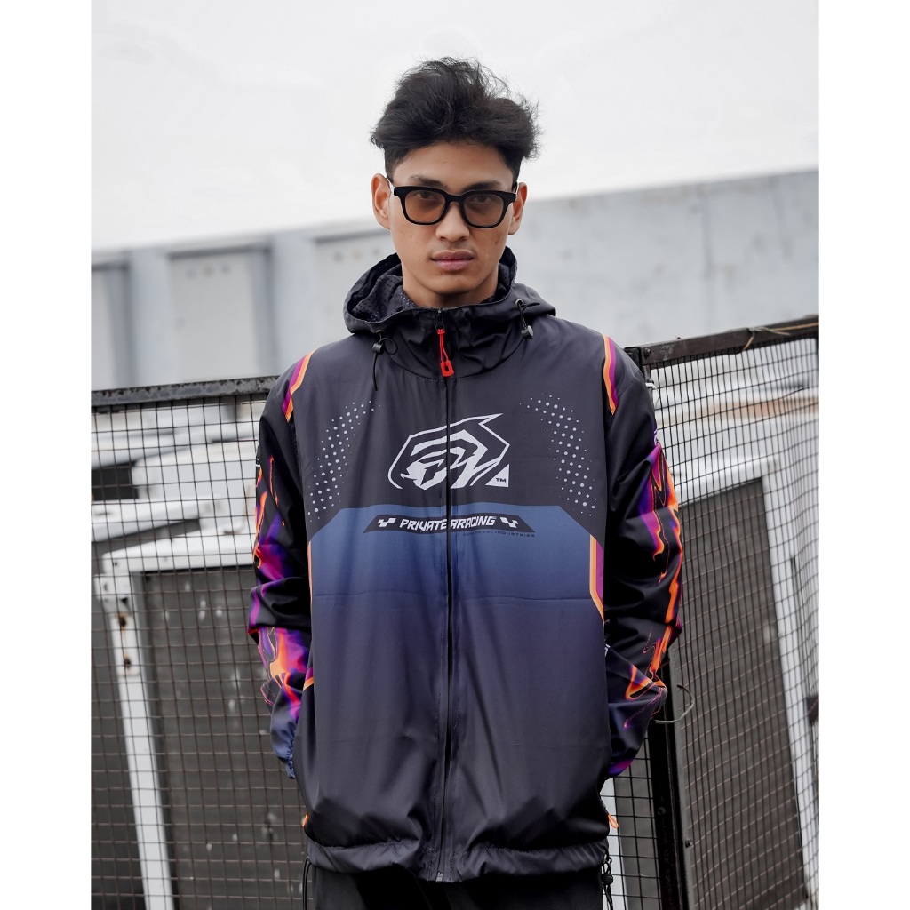 PRIVATER RACING JAKET PARASUT || SMOKE GRADIENT || ORIGINAL PRIVATER RACING