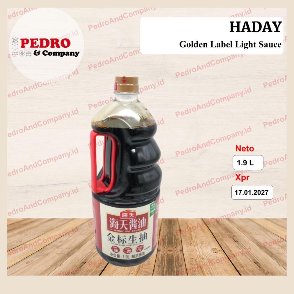 

Haitian golden label light soy sauce 1.9 liter - kecap asin saus