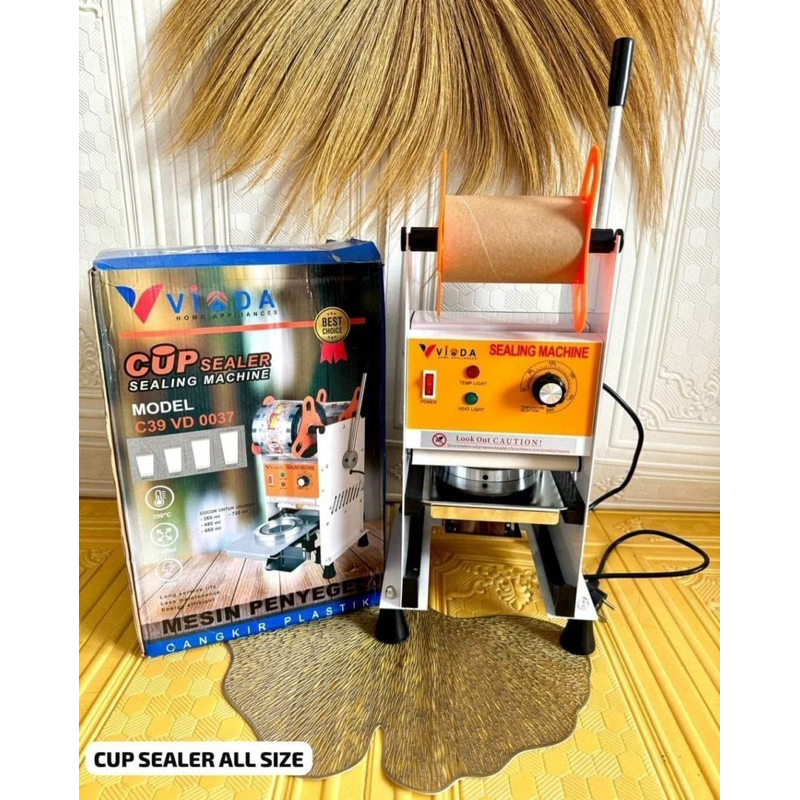 Mesin Cup Sealer / Manual Plastik Cup Sealer / Mesin Penyegel Gelas / Alat Press