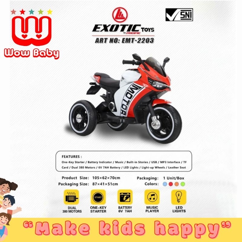 EXOTIC EMT-2203 MOTOR AKI KEREN