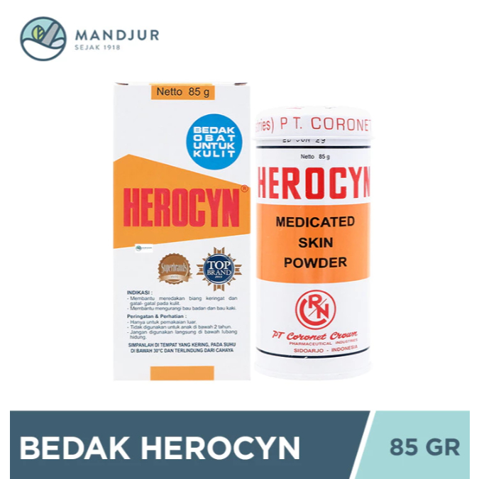 Bedak Herocyn / Bedak Gatal Herocyn 85GR
