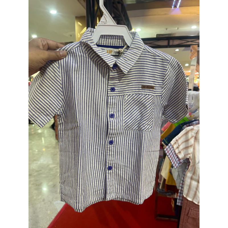 kemeja anak laki laki lengan pendek garis garis by jsp
