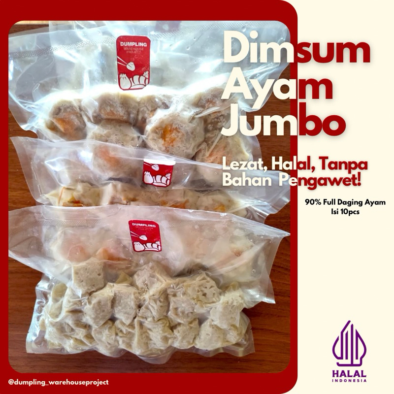 

DIMSUM FROZEN FOOD ISI 10 PCS