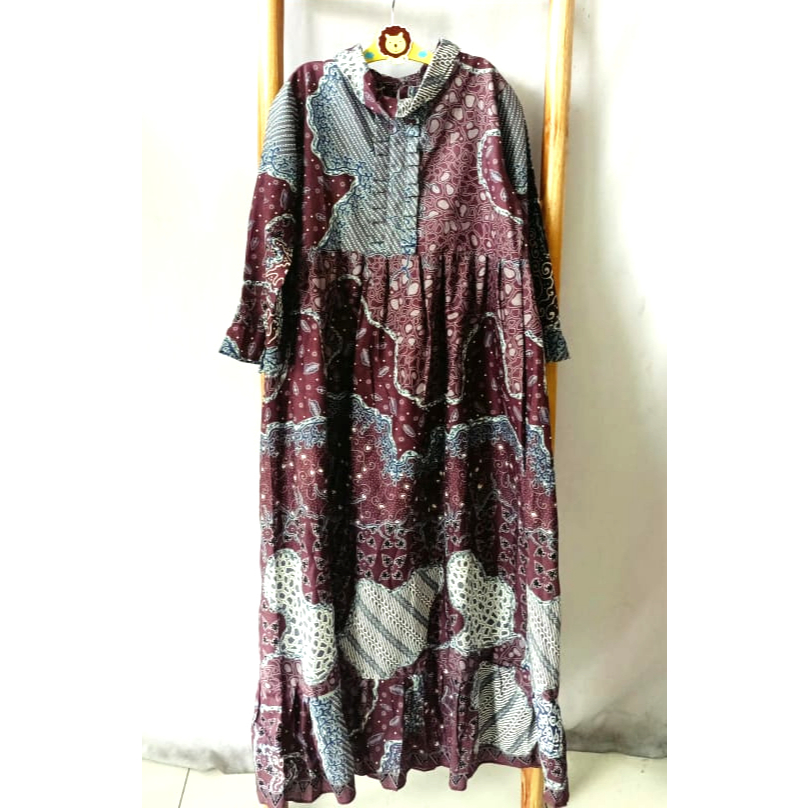 Abaya Batik Anak Laila Katun Adem